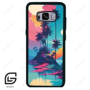 قاب گوشی سامسونگ اس 8 (Galaxy S8 ) طرح جزیره کد 2461