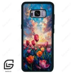 قاب گوشی سامسونگ اس 8 (Galaxy S8 ) طرح گل کد 2466