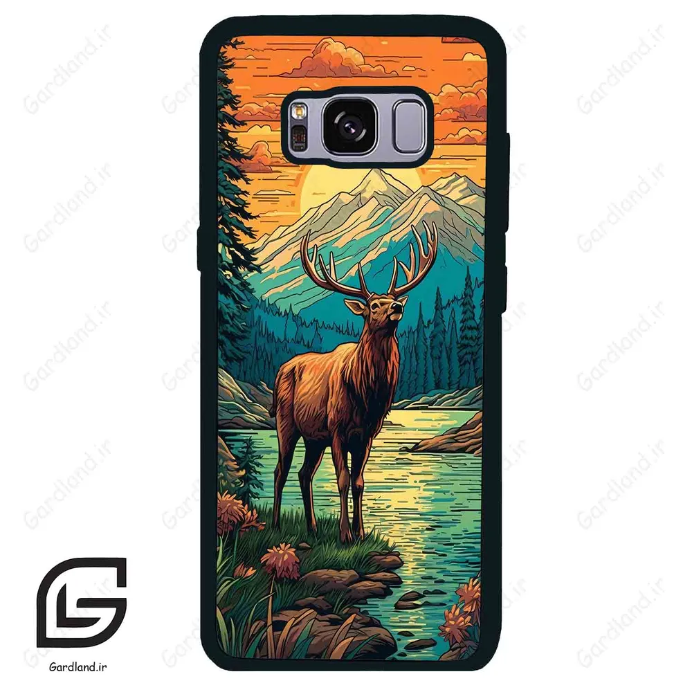 قاب گوشی سامسونگ اس 8 (Galaxy S8 ) طرح گوزن کد 2471