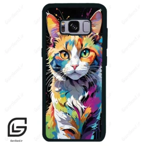قاب گوشی سامسونگ اس 8 (Galaxy S8 ) طرح گربه کد 2483