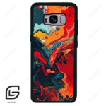 قاب گوشی سامسونگ اس 8 (Galaxy S8 ) طرح ابرنگی کد 2490