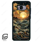 قاب گوشی سامسونگ اس 8 (Galaxy S8 ) طرح غروب کد 2505