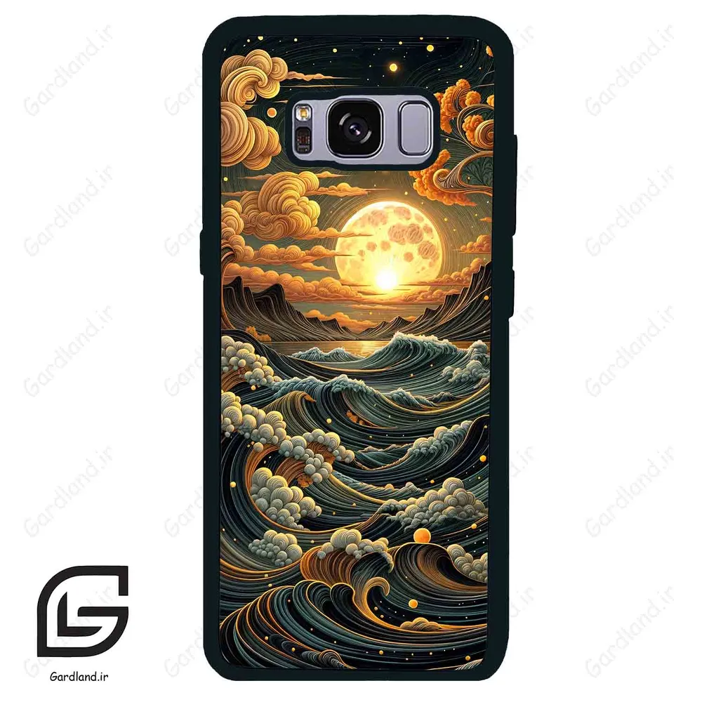 قاب گوشی سامسونگ اس 8 (Galaxy S8 ) طرح غروب کد 2505