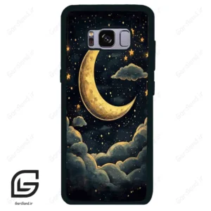 قاب گوشی سامسونگ اس 8 (Galaxy S8 ) طرح ماه کد 2547