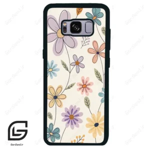 قاب گوشی سامسونگ اس 8 (Galaxy S8 ) طرح گل کد 2587