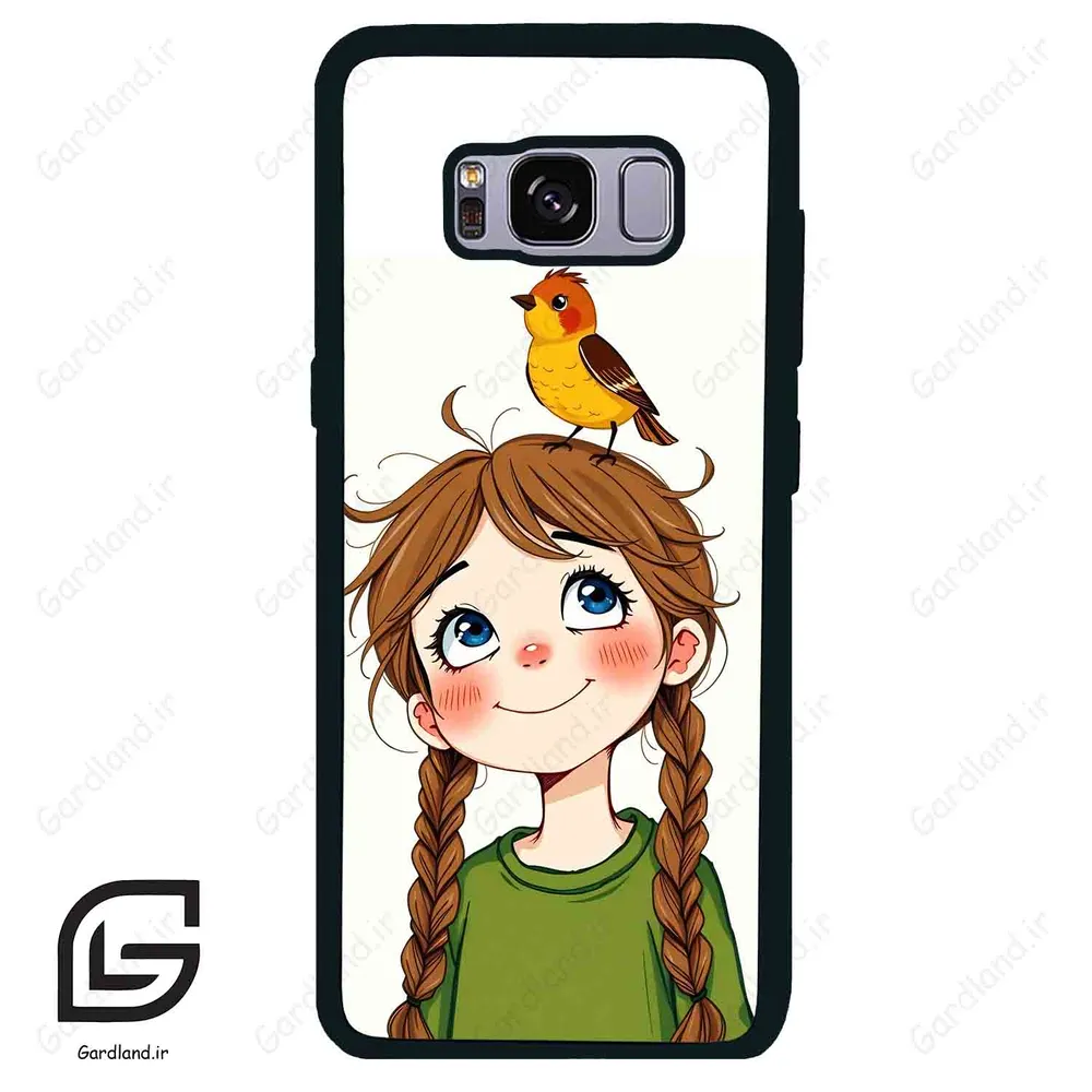 قاب گوشی سامسونگ اس 8 (Galaxy S8 ) طرح دختر کد 2640