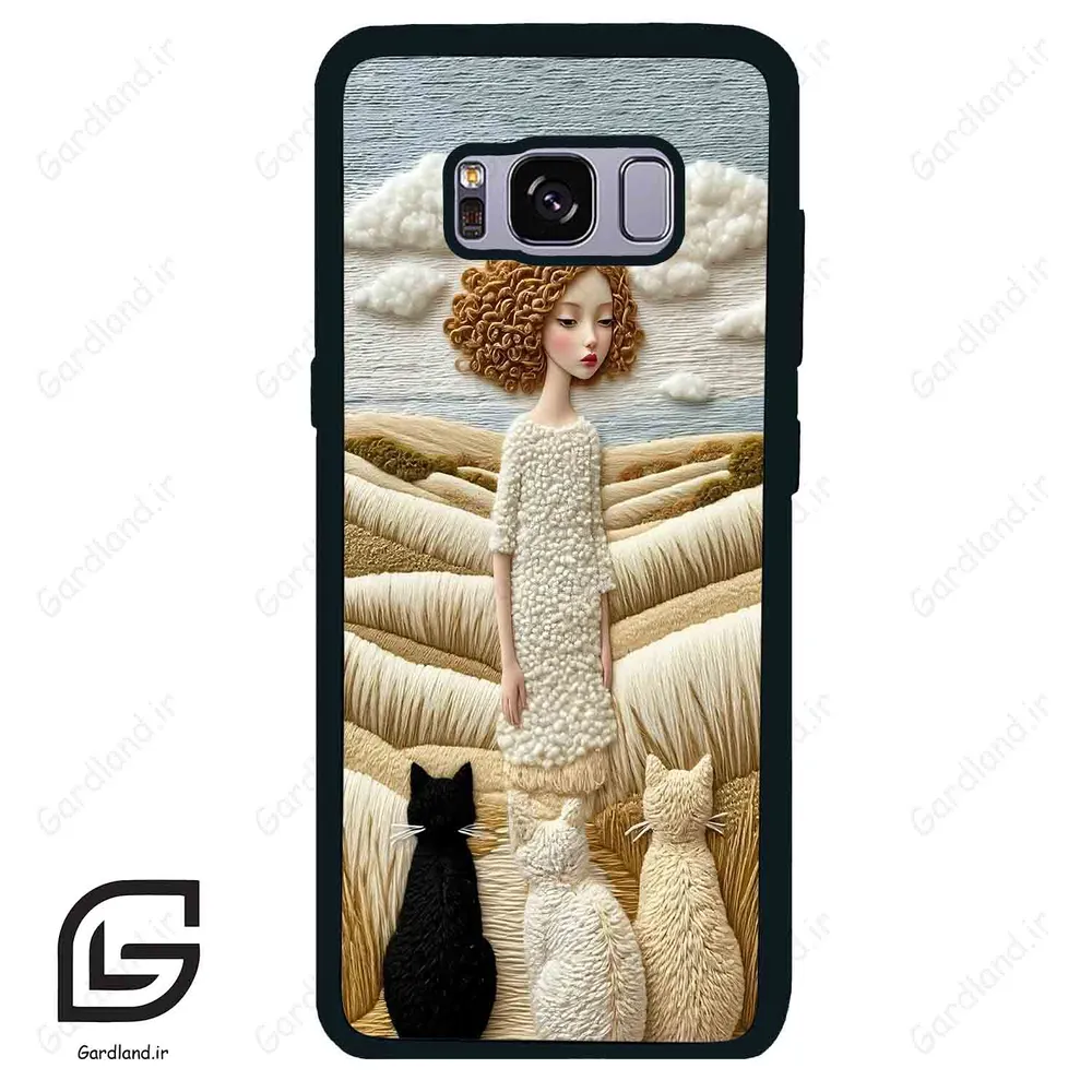 قاب گوشی سامسونگ اس 8 (Galaxy S8 ) طرح دخترانه کد 2679