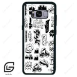 قاب گوشی سامسونگ اس 8 (Galaxy S8 ) طرح ساده کد 2734