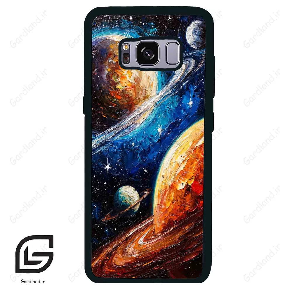 قاب گوشی سامسونگ اس 8 (Galaxy S8 ) طرح زحل کد 2765