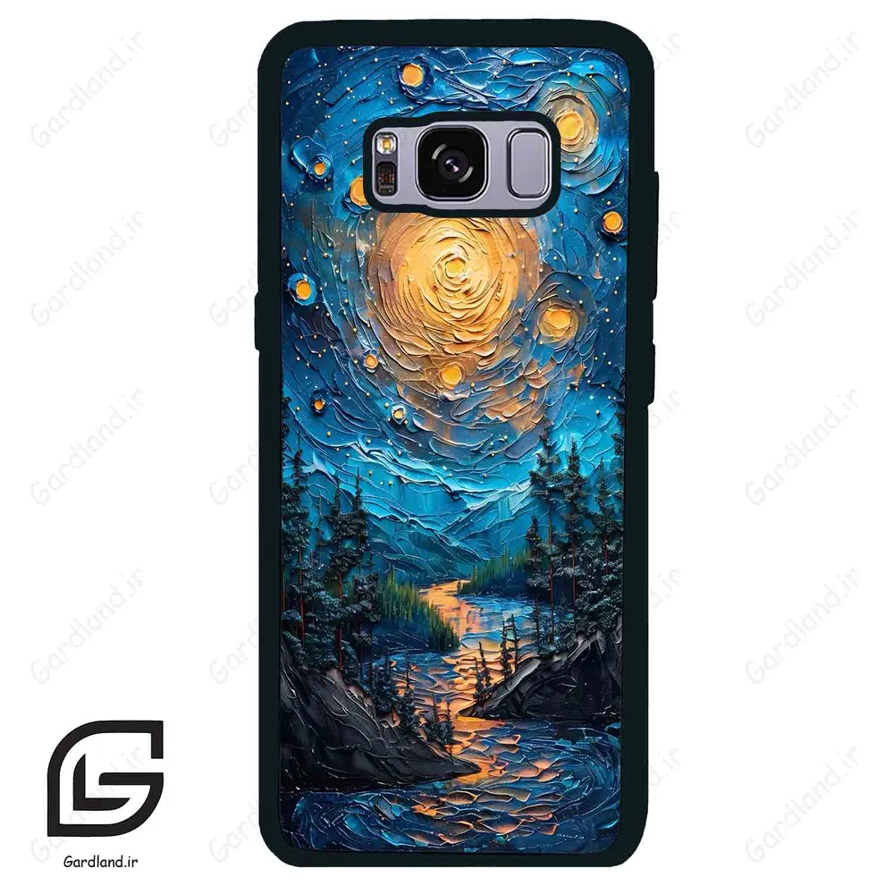 قاب گوشی سامسونگ اس 8 (Galaxy S8 ) طرح ابرنگ کد 2792