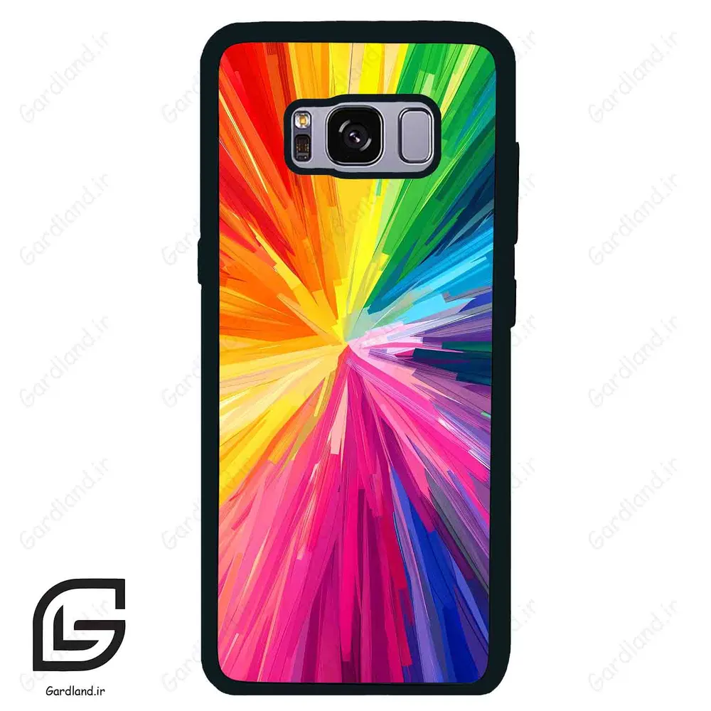 قاب گوشی سامسونگ اس 8 (Galaxy S8 ) طرح رنگارنگ کد 2877