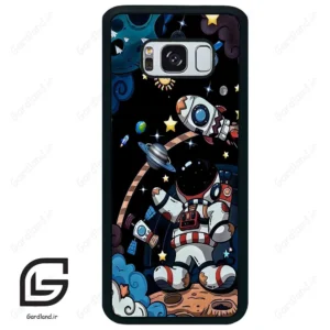 قاب گوشی سامسونگ اس 8 پلاس (Galaxy S8 Plus ) طرح فضانورد کد 2007