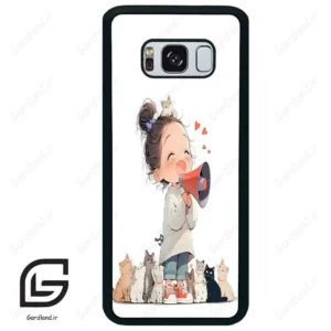 قاب گوشی سامسونگ اس 8 پلاس (Galaxy S8 Plus ) طرح دخترانه کد 2027