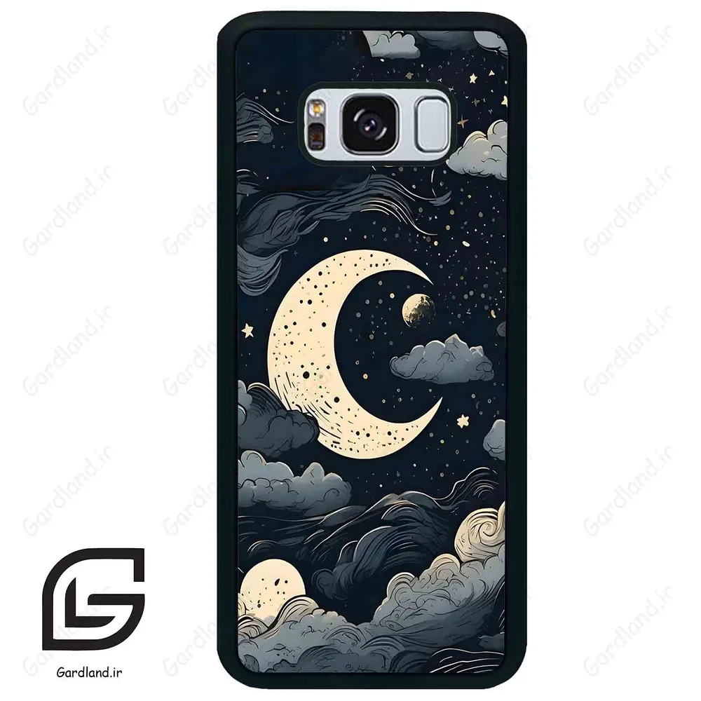 قاب گوشی سامسونگ اس 8 پلاس (Galaxy S8 Plus ) طرح ماه کد 2173