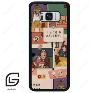 قاب گوشی سامسونگ اس 8 پلاس (Galaxy S8 Plus ) طرح دخترانه کد 2254