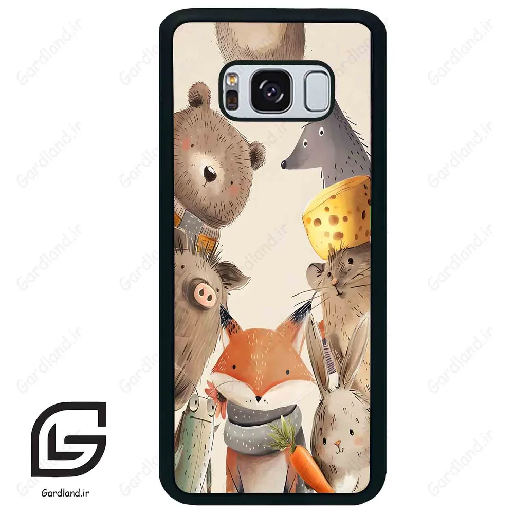 قاب گوشی سامسونگ اس 8 پلاس (Galaxy S8 Plus ) طرح حیوانات کد 2338