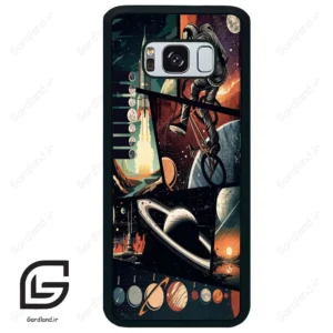 قاب گوشی سامسونگ اس 8 پلاس (Galaxy S8 Plus ) طرح فضانورد کد 2415