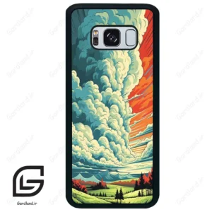 قاب گوشی سامسونگ اس 8 پلاس (Galaxy S8 Plus ) طرح ابرنگی کد 2491