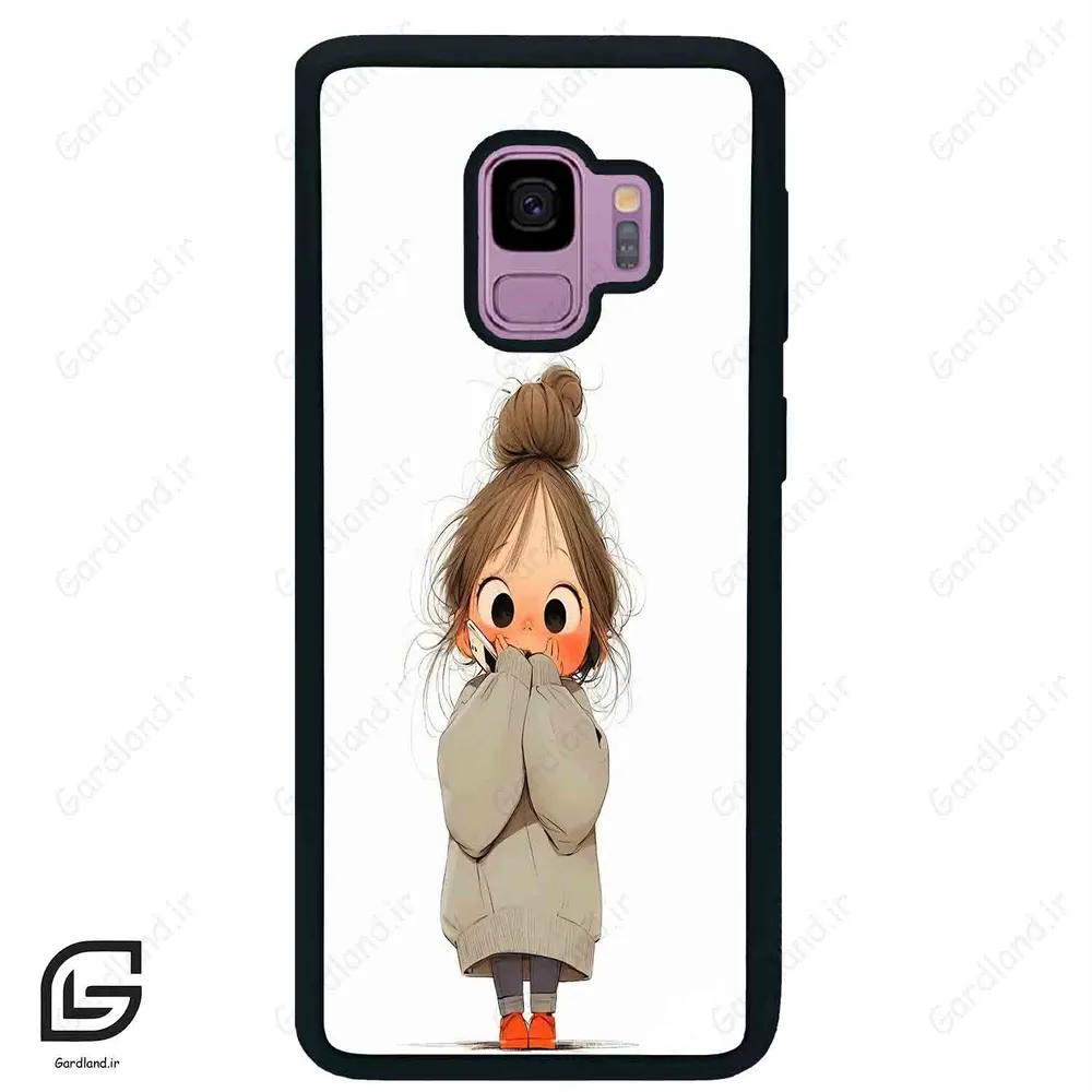 قاب گوشی سامسونگ اس 9 (Galaxy S9 ) طرح دخترانه کد 2054