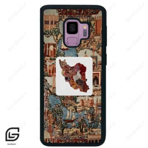 قاب گوشی سامسونگ اس 9 (Galaxy S9 ) طرح نقشه ایران کد 2287