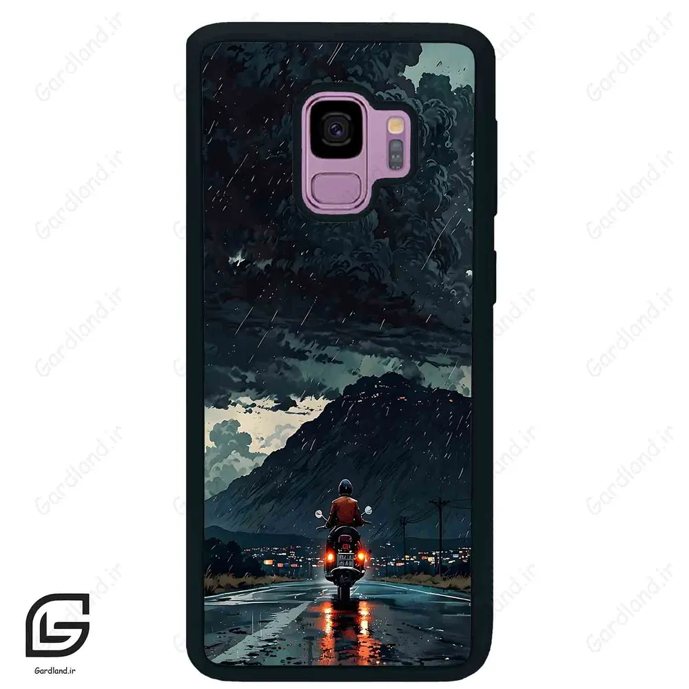 قاب گوشی سامسونگ اس 9 (Galaxy S9 ) طرح موتورسوار کد 2342