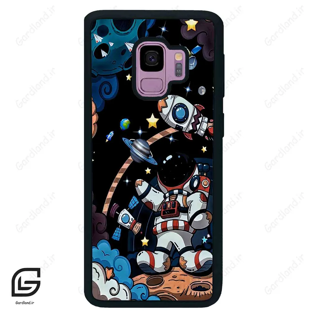 قاب گوشی سامسونگ اس 9 (Galaxy S9 ) طرح فضانورد کد 2392