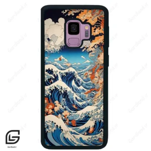 قاب گوشی سامسونگ اس 9 (Galaxy S9 ) طرح موج کد 2418
