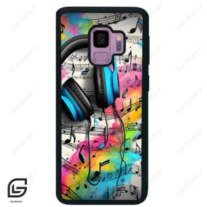 قاب گوشی سامسونگ اس 9 (Galaxy S9 ) طرح موسیقی کد 2482
