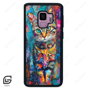 قاب گوشی سامسونگ اس 9 (Galaxy S9 ) طرح گربه کد 2488