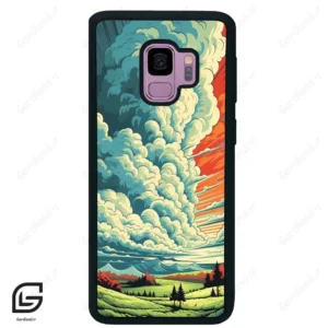 قاب گوشی سامسونگ اس 9 (Galaxy S9 ) طرح ابرنگی کد 2491