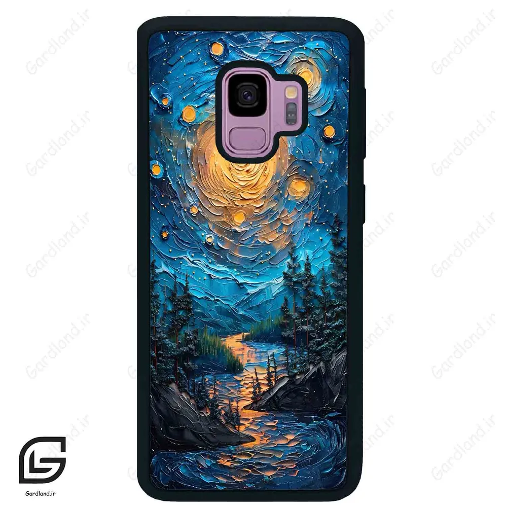 قاب گوشی سامسونگ اس 9 (Galaxy S9 ) طرح ابرنگ کد 2792