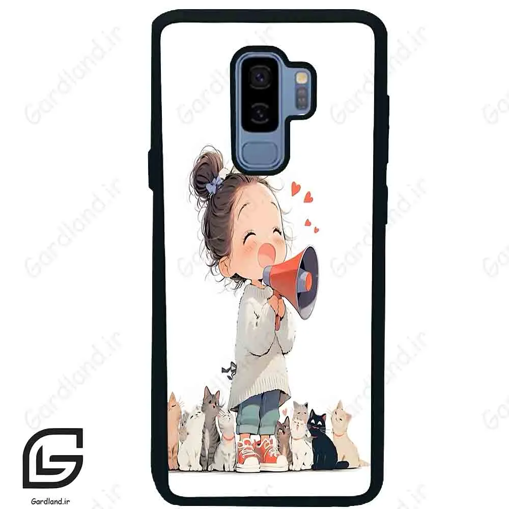 قاب گوشی سامسونگ اس 9 پلاس (Galaxy S9 Plus ) طرح دخترانه کد 2027