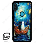 قاب گوشی سامسونگ ام 11 (Galaxy M11 ) طرح گربه کد 2727