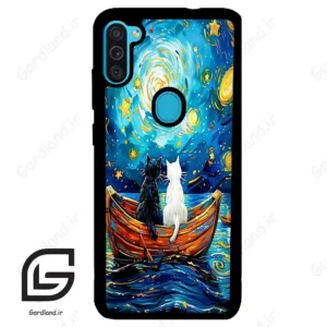 قاب گوشی سامسونگ ام 11 (Galaxy M11 ) طرح گربه کد 2727
