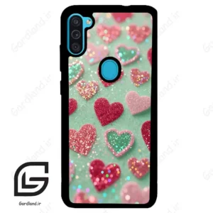 قاب گوشی سامسونگ ام 11 (Galaxy M11 ) طرح قلب کد 2812
