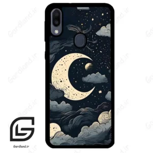 قاب گوشی سامسونگ ام 20 (Galaxy M20 ) طرح ماه کد 2173