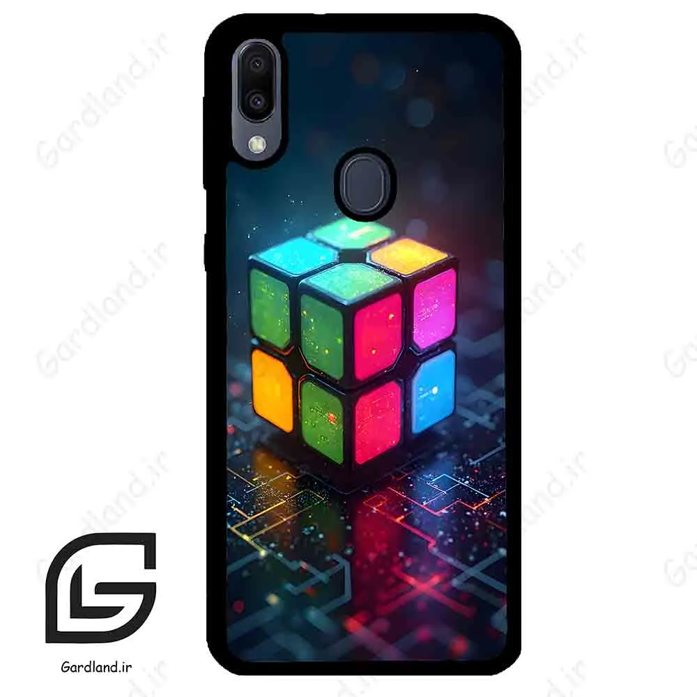 قاب گوشی سامسونگ ام 20 (Galaxy M20 ) طرح مکعب کد 2222