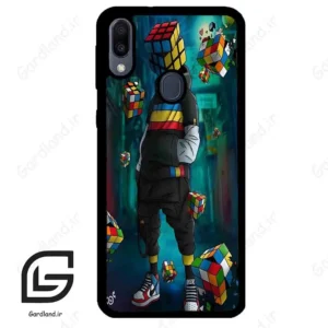 قاب گوشی سامسونگ ام 20 (Galaxy M20 ) طرح مکعب کد 2229