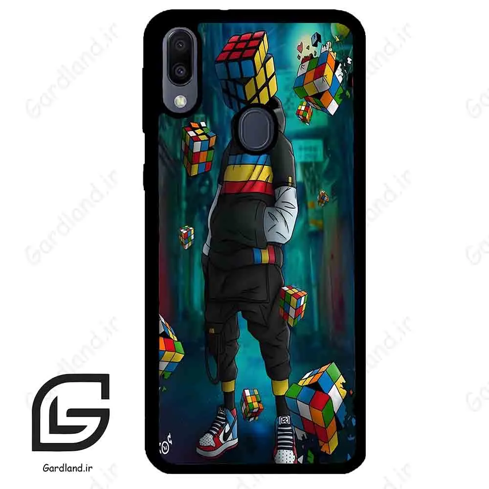 قاب گوشی سامسونگ ام 20 (Galaxy M20 ) طرح مکعب کد 2229
