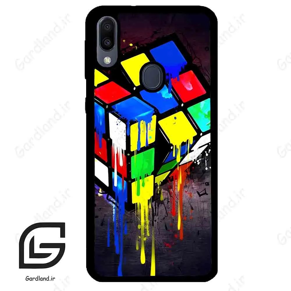 قاب گوشی سامسونگ ام 20 (Galaxy M20 ) طرح مکعب کد 2236