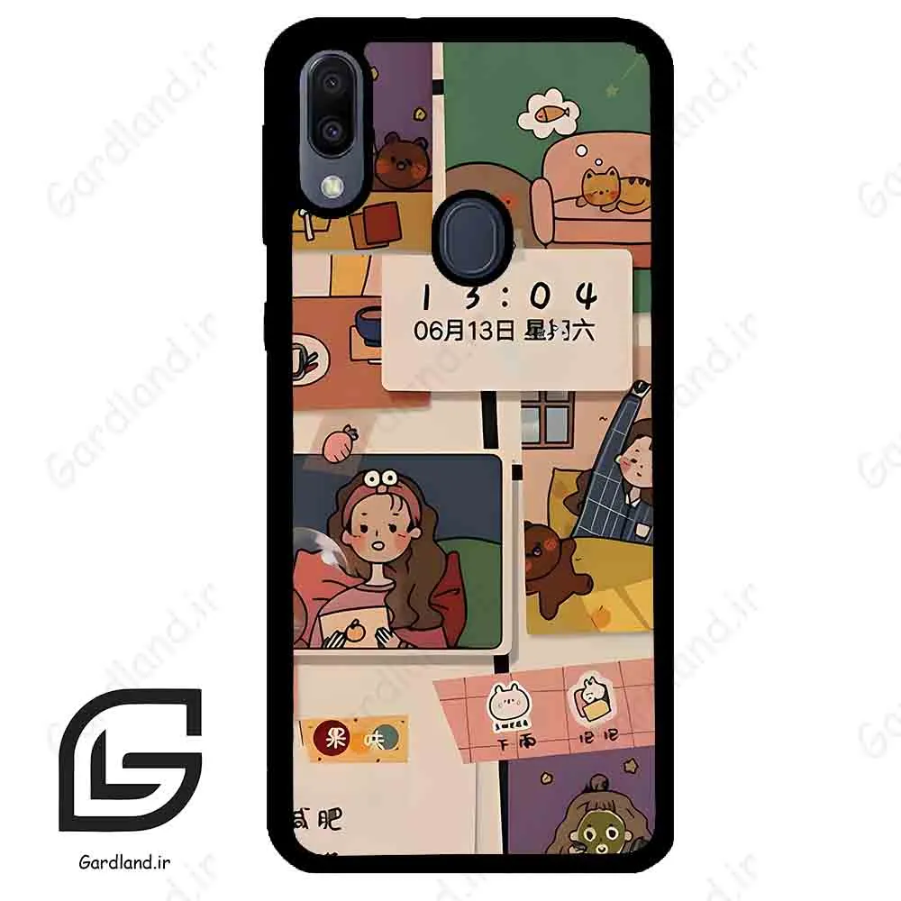 قاب گوشی سامسونگ ام 20 (Galaxy M20 ) طرح دخترانه کد 2254