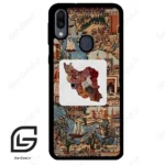قاب گوشی سامسونگ ام 20 (Galaxy M20 ) طرح نقشه ایران کد 2287