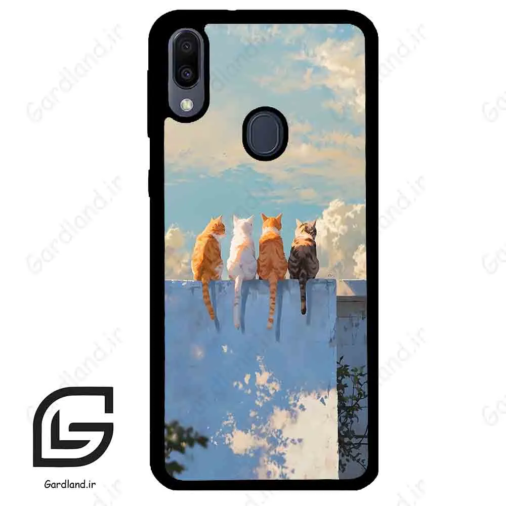 قاب گوشی سامسونگ ام 20 (Galaxy M20 ) طرح گربه کد 2367