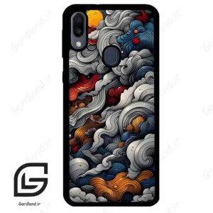قاب گوشی سامسونگ ام 20 (Galaxy M20 ) طرح ابرنگی کد 2448