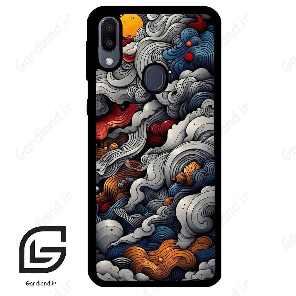 قاب گوشی سامسونگ ام 20 (Galaxy M20 ) طرح ابرنگی کد 2448