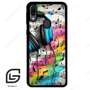 قاب گوشی سامسونگ ام 20 (Galaxy M20 ) طرح موسیقی کد 2482