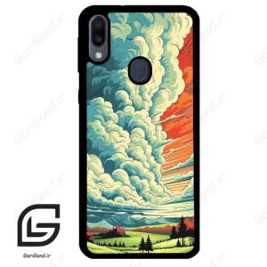 قاب گوشی سامسونگ ام 20 (Galaxy M20 ) طرح ابرنگی کد 2491