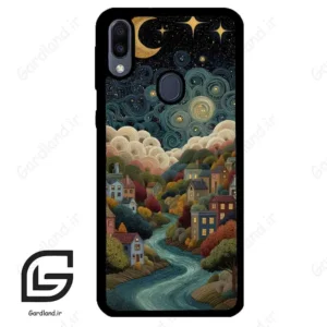 قاب گوشی سامسونگ ام 20 (Galaxy M20 ) طرح دهکده کد 2736