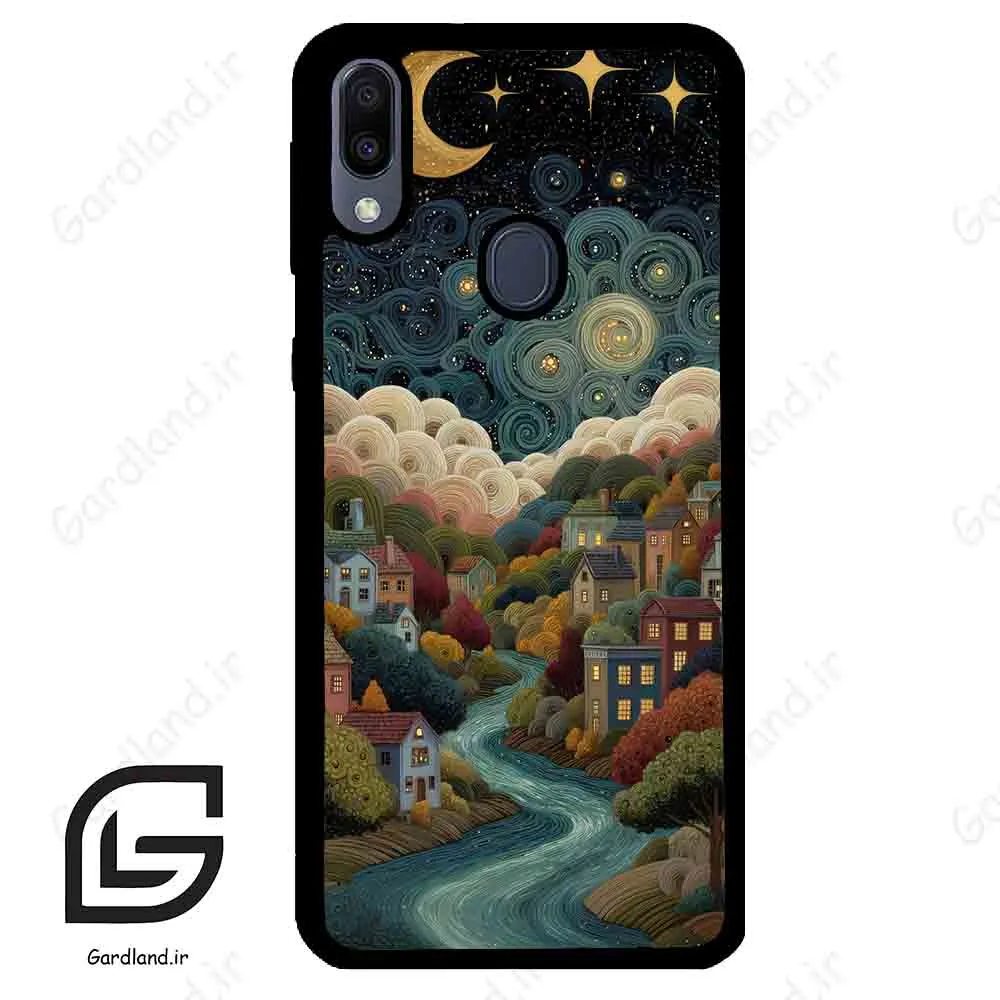 قاب گوشی سامسونگ ام 20 (Galaxy M20 ) طرح دهکده کد 2736