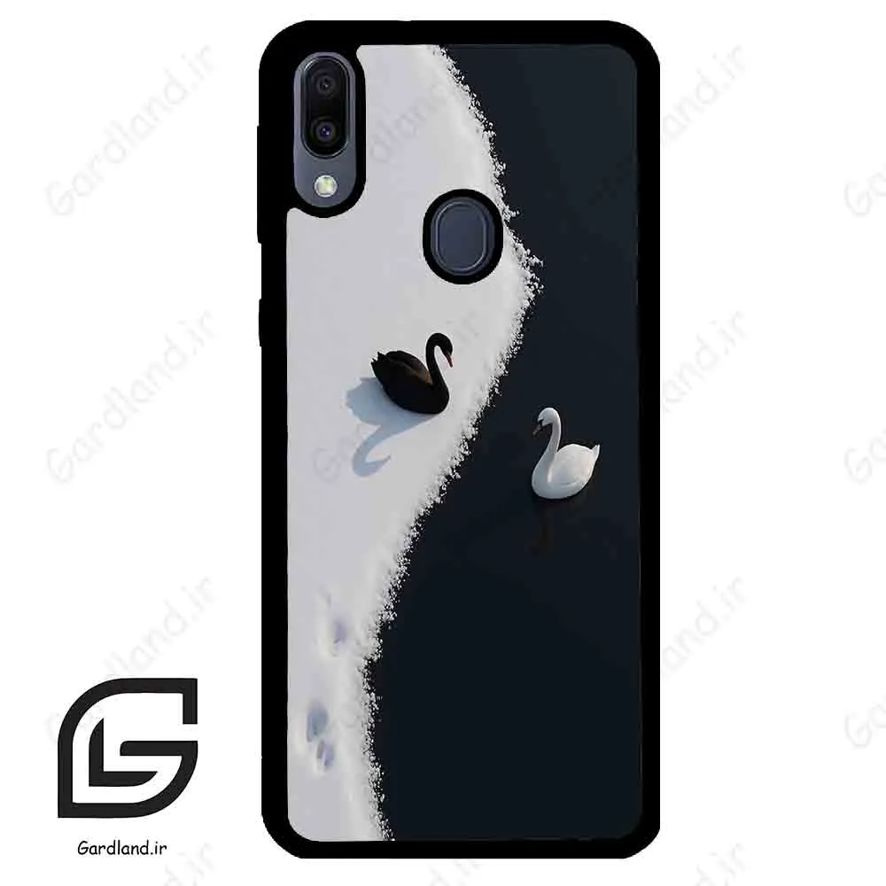 قاب گوشی سامسونگ ام 20 (Galaxy M20 ) طرح قو کد 2804